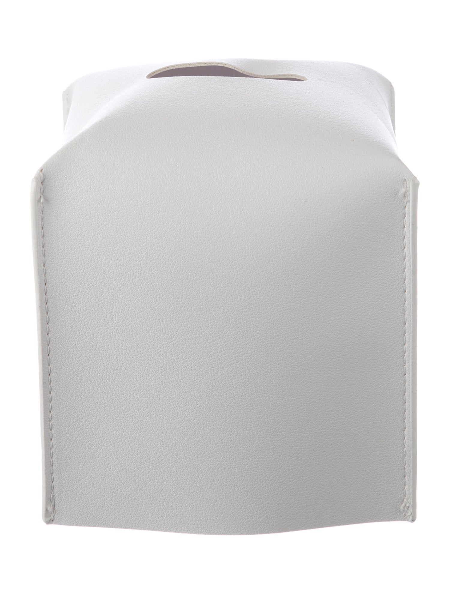 Nicole Sassaman Leather Tissue Box Cover