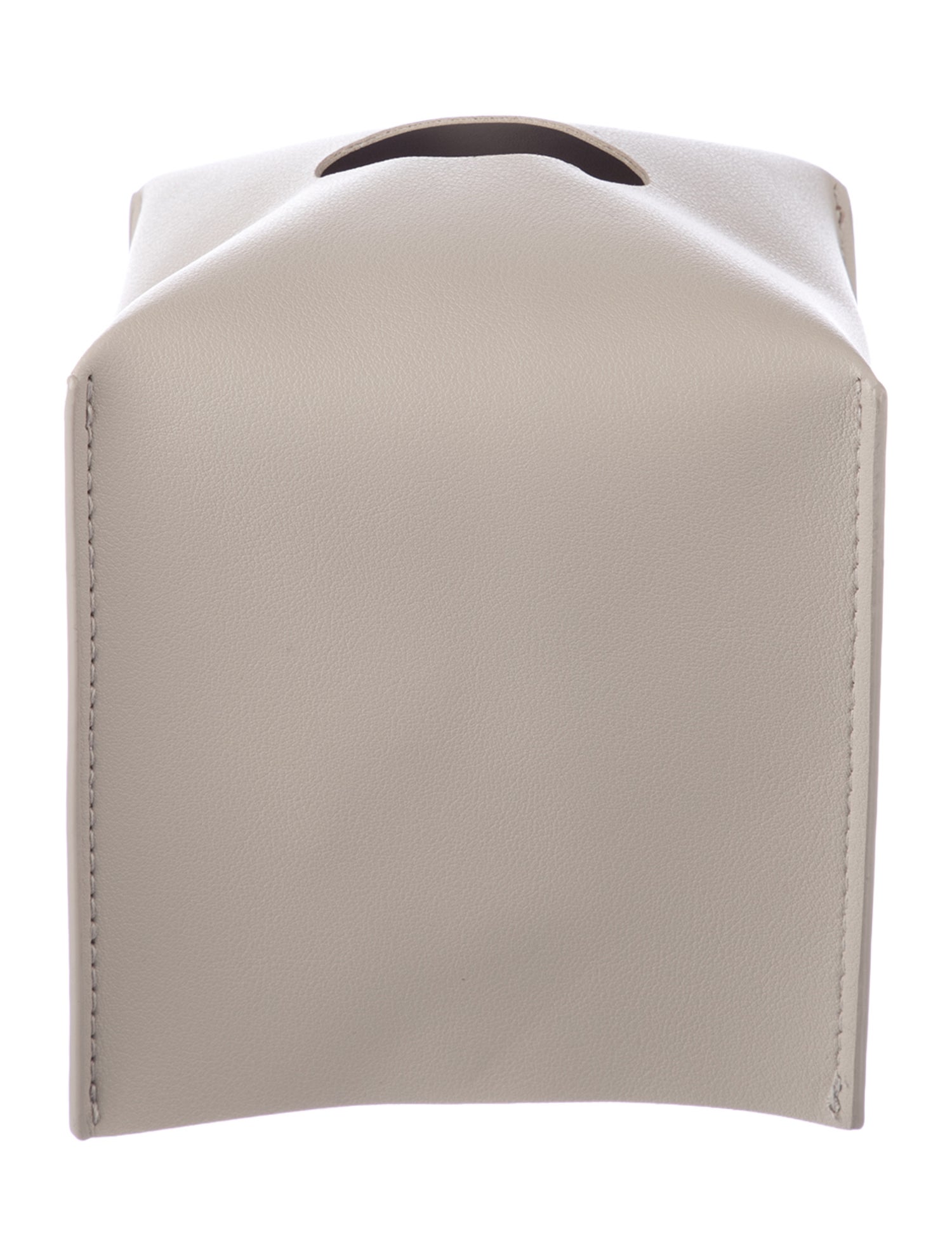 Nicole Sassaman Leather Tissue Box Cover