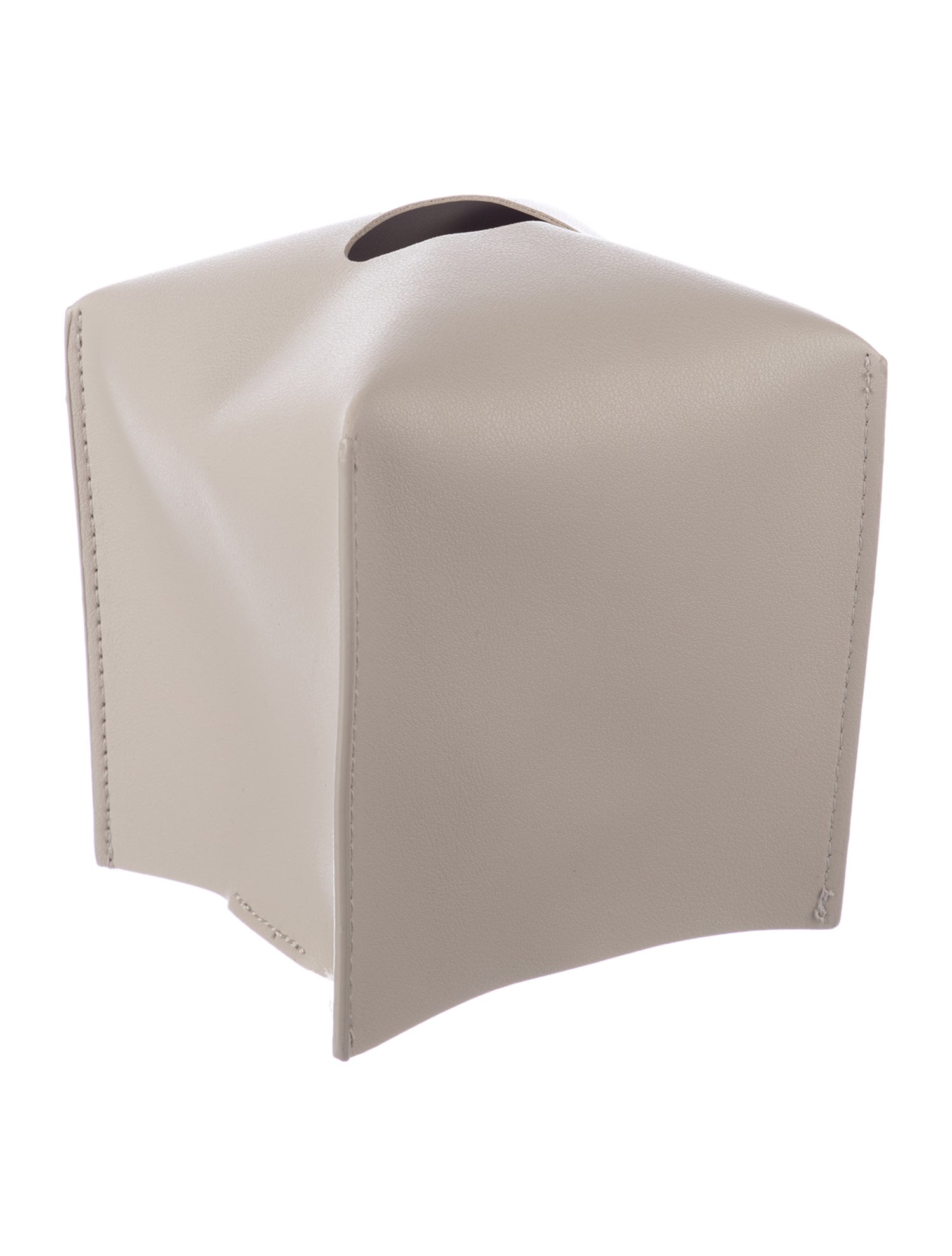 Nicole Sassaman Leather Tissue Box Cover