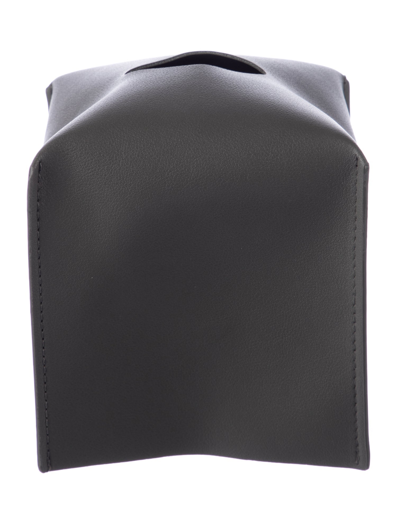 Nicole Sassaman Leather Tissue Box Cover