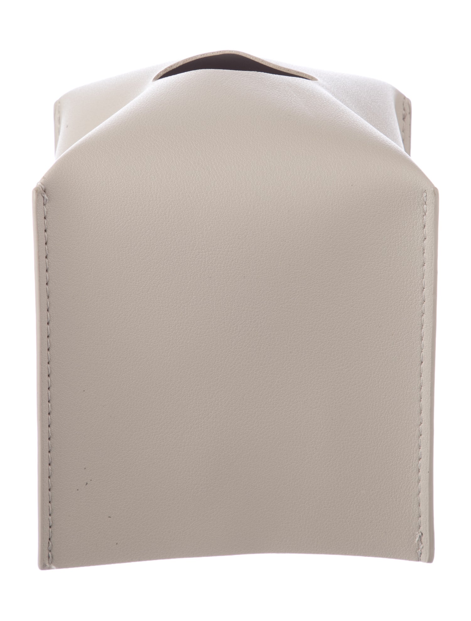 Nicole Sassaman Leather Tissue Box Cover