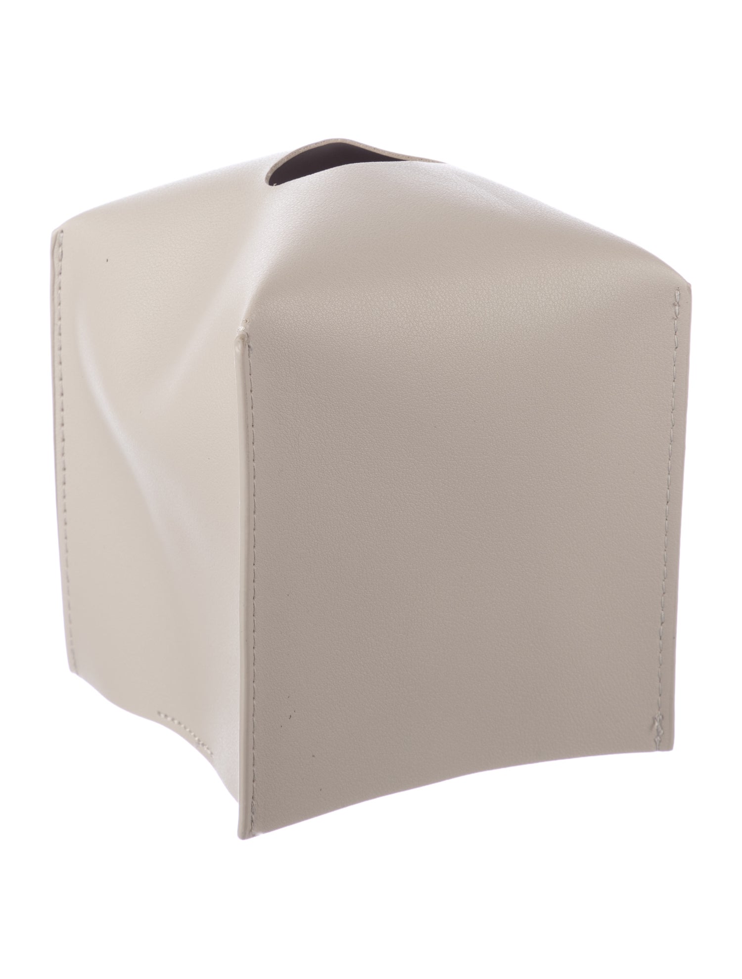 Nicole Sassaman Leather Tissue Box Cover