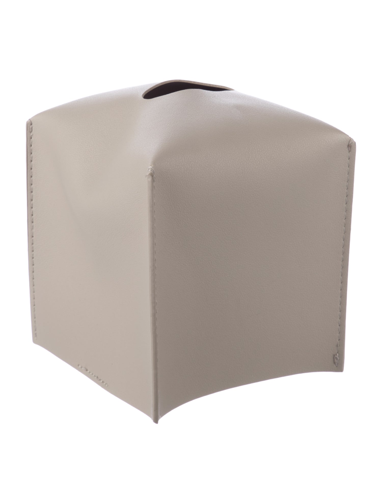 Nicole Sassaman Leather Tissue Box Cover