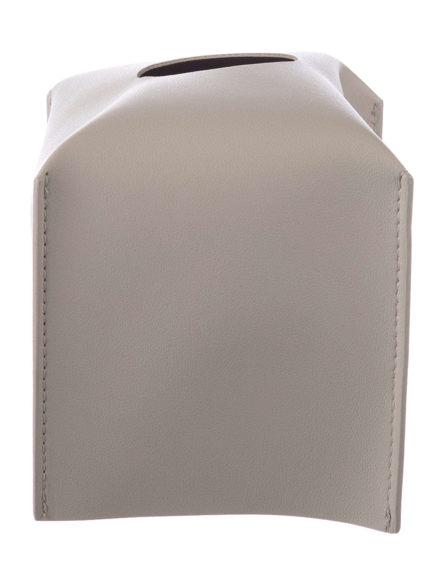 Nicole Sassaman Leather Tissue Box Cover