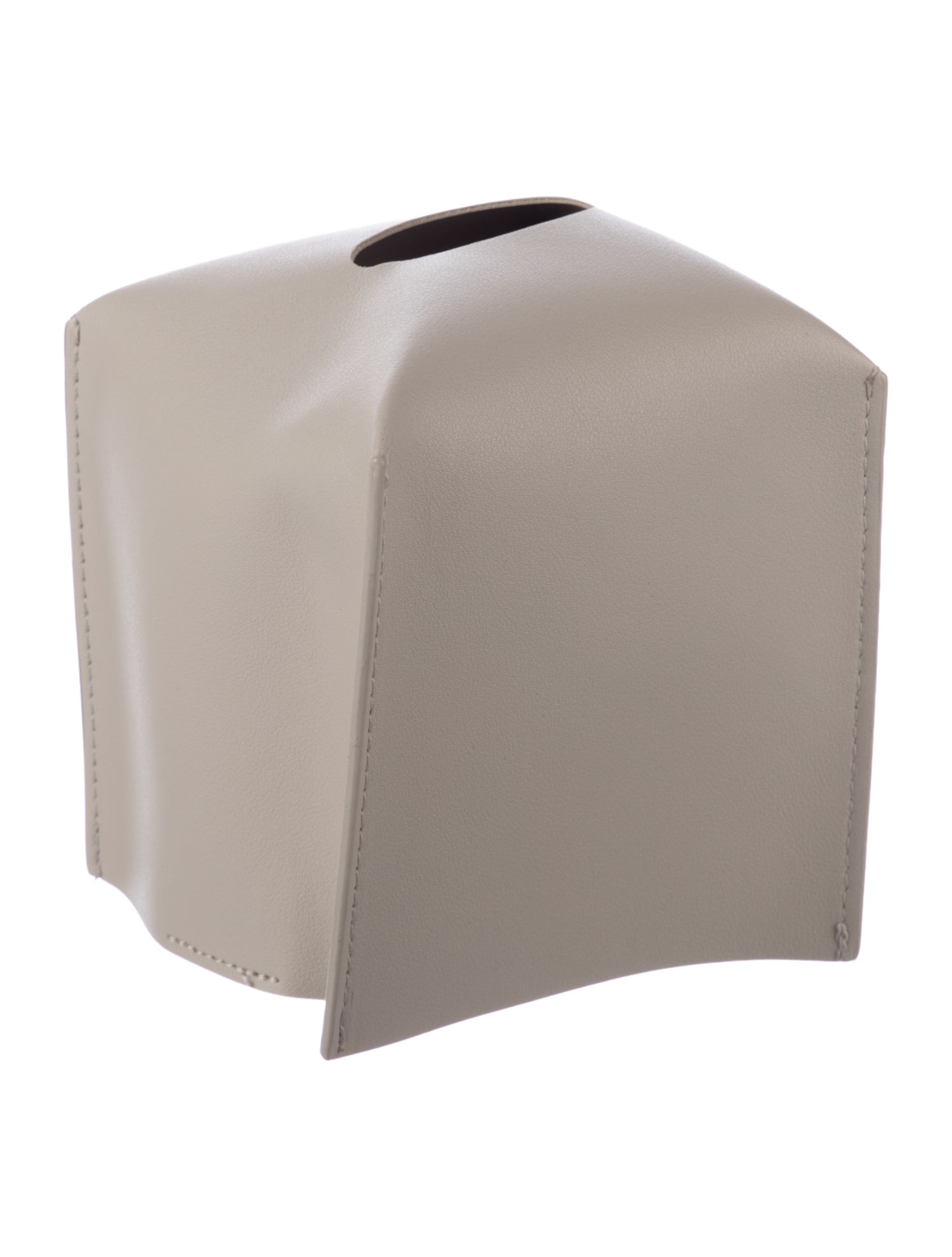 Nicole Sassaman Leather Tissue Box Cover