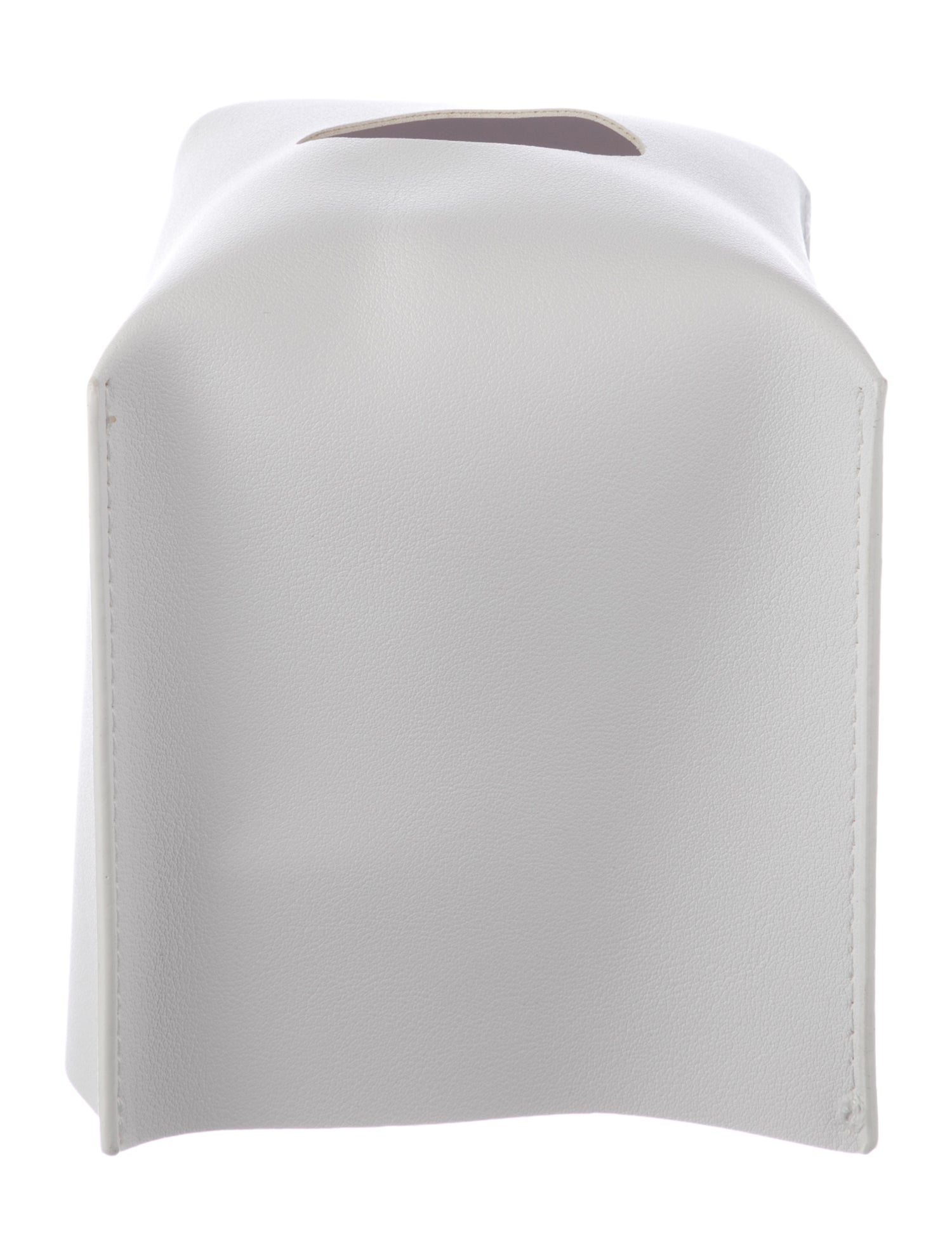 Nicole Sassaman Leather Tissue Box Cover