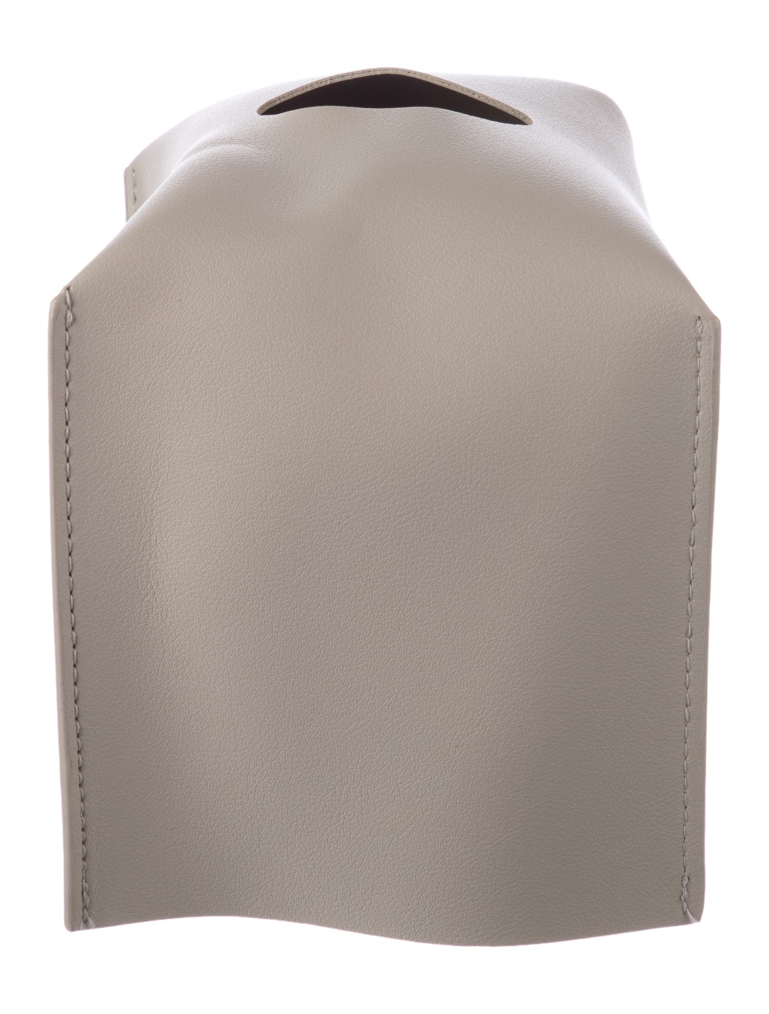 Nicole Sassaman Leather Tissue Box Cover