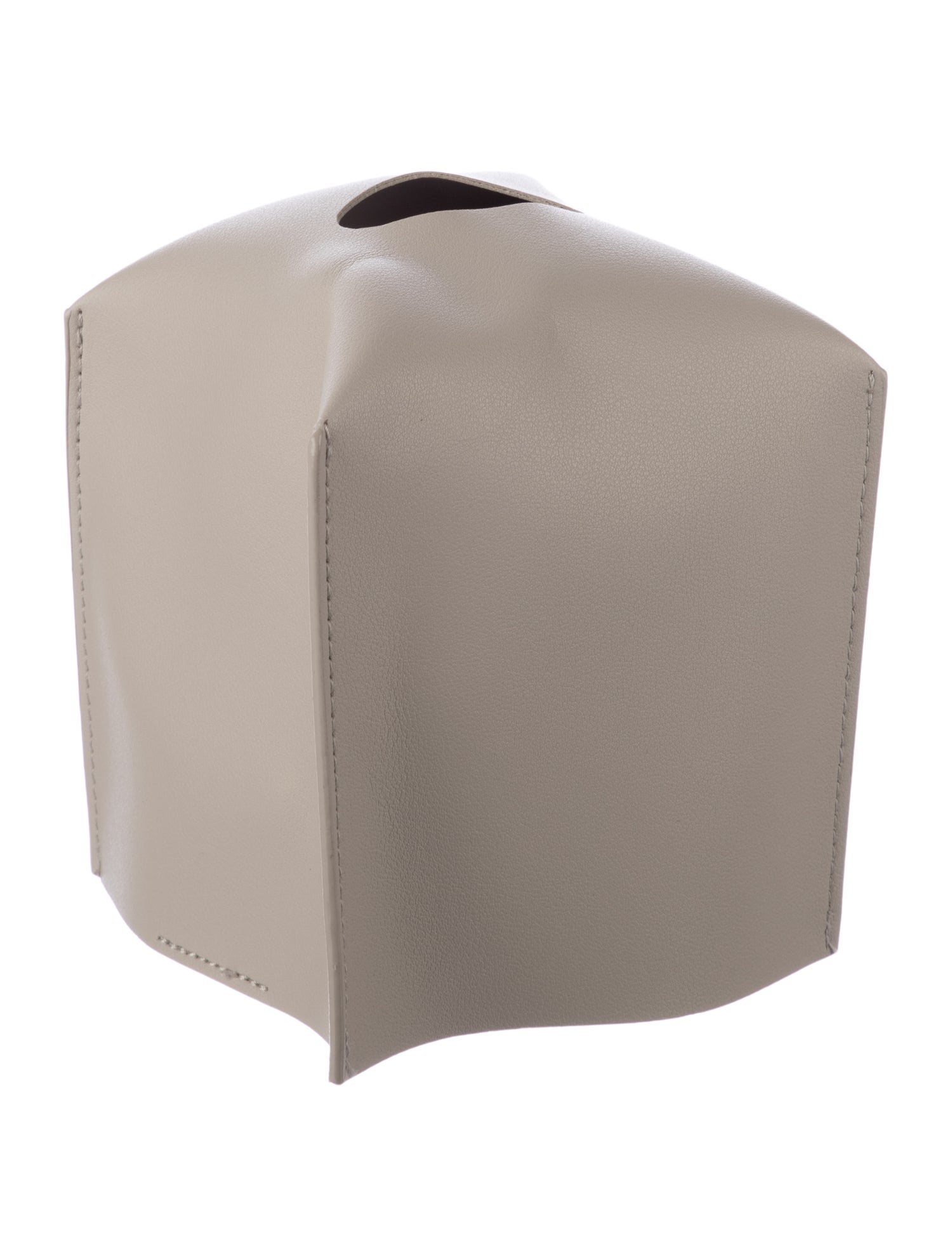 Nicole Sassaman Leather Tissue Box Cover