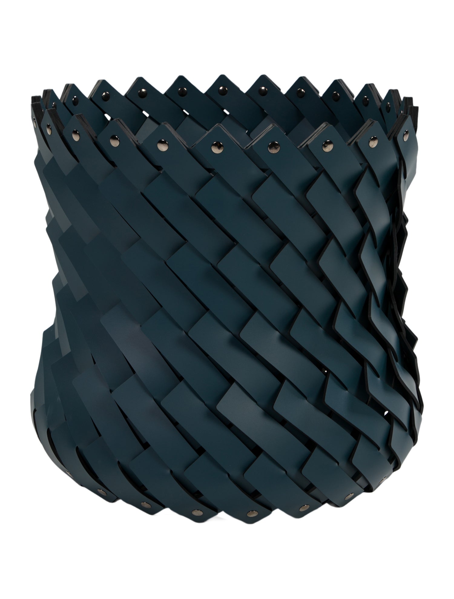 Nicole Sassaman Large Braided Basket Beige