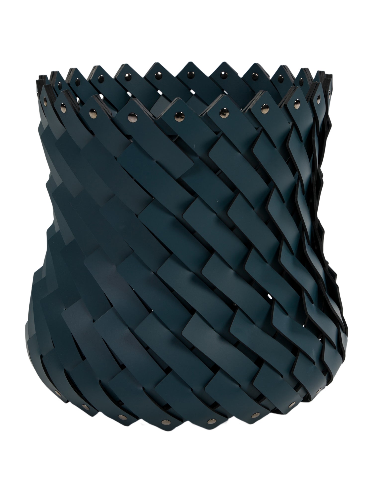 Nicole Sassaman Large Braided Basket Beige