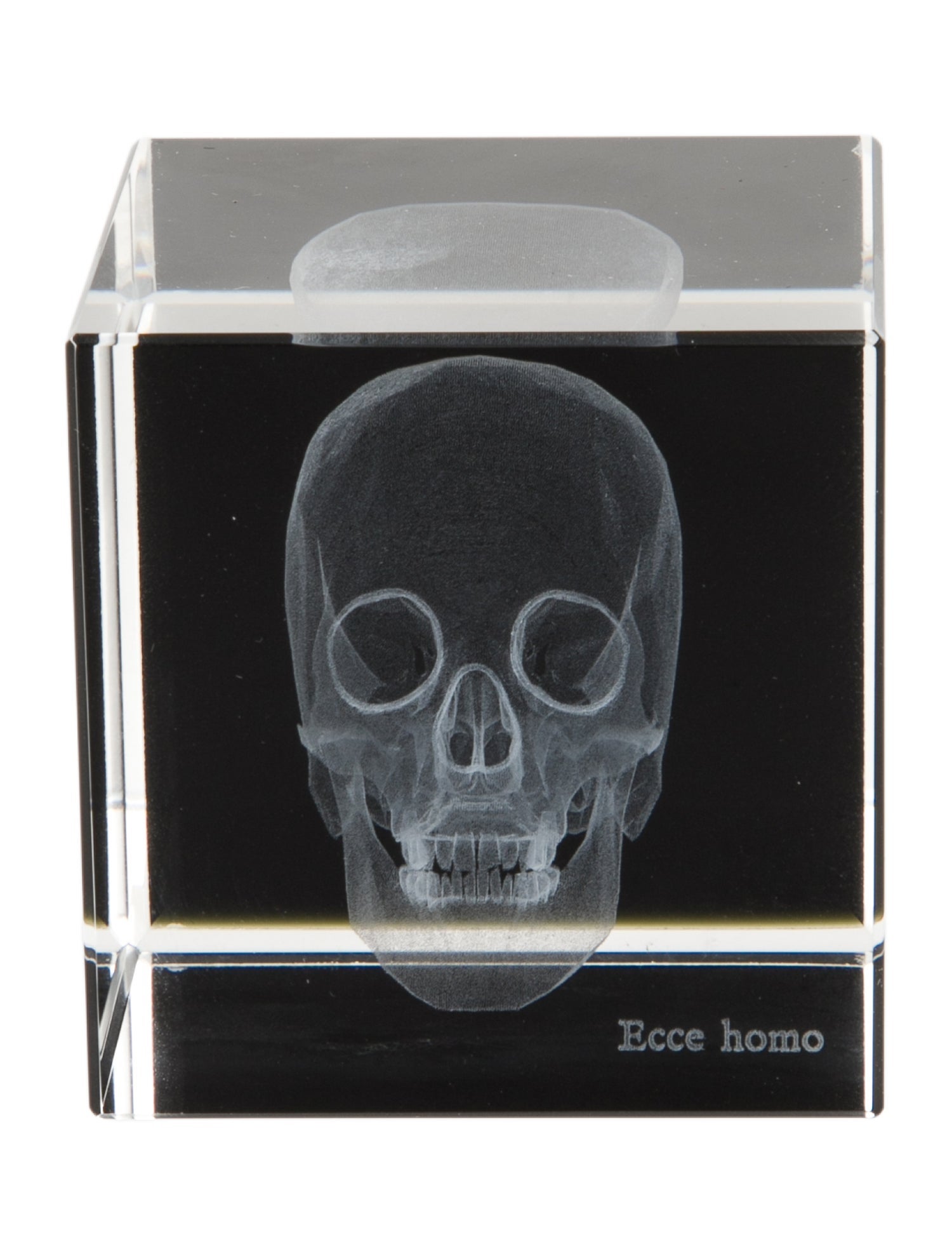 Nicole Sassaman Small Skull Cube Paperweight