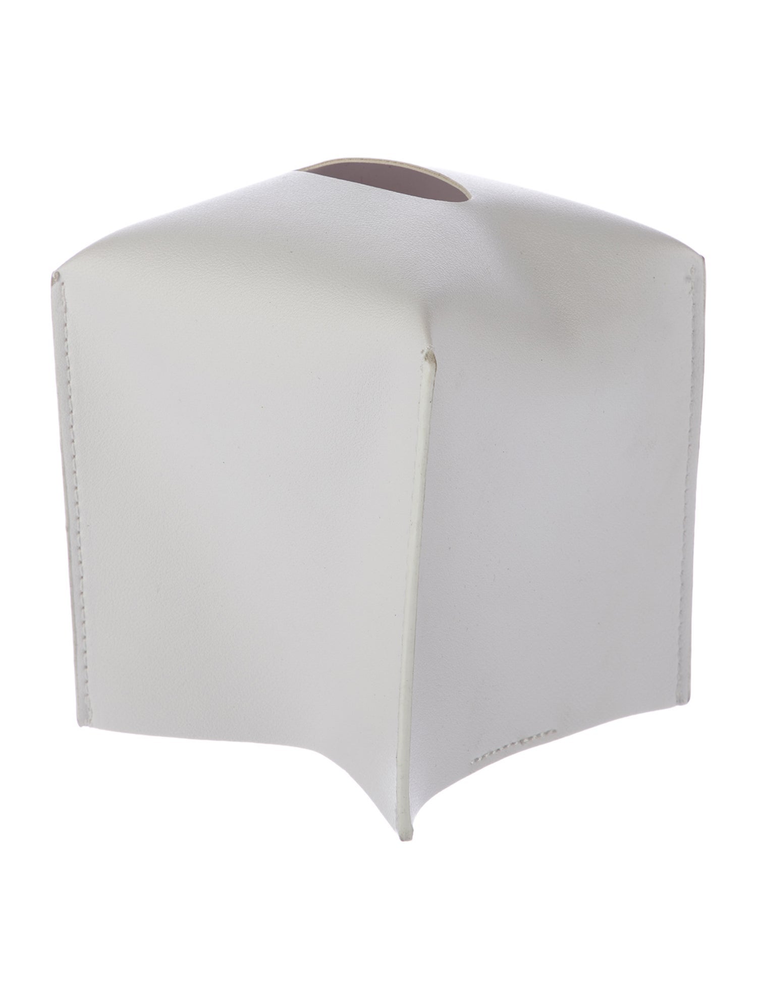 Nicole Sassaman Leather Tissue Box Sleeve