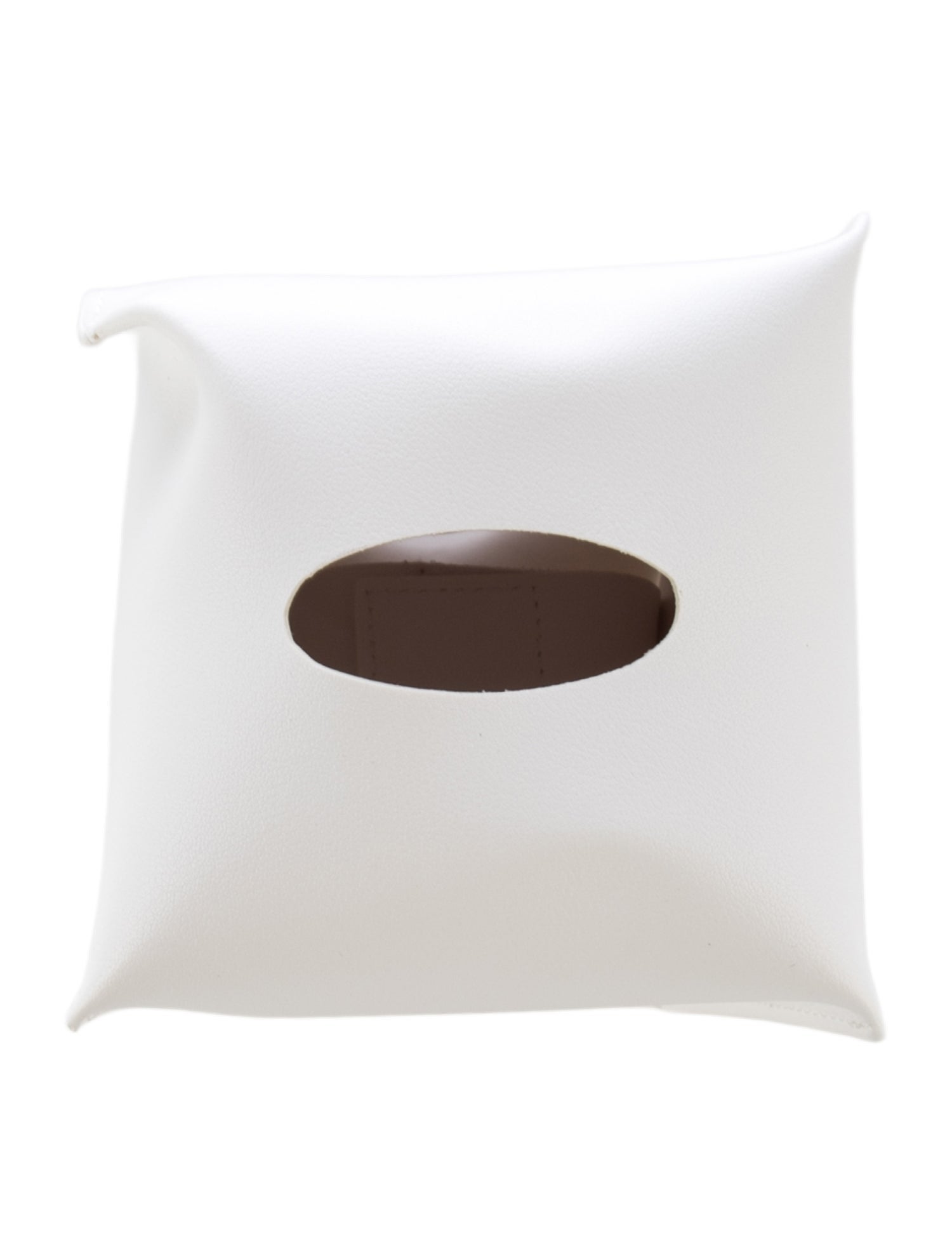 Nicole Sassaman Leather Tissue Box Cover