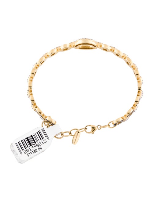 Nadine Aysoy 18K Diamond & Enamel Catena Link Bangle