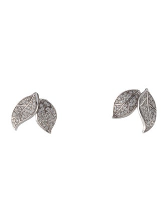 Nadine Aysoy 18K Diamond Petite Fleurette Studs