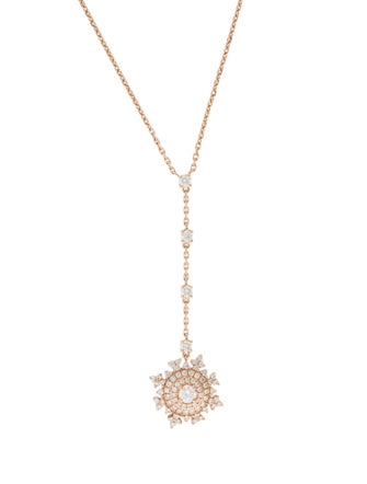 Nadine Aysoy 18K Diamond Tsarina Lavalier Necklace
