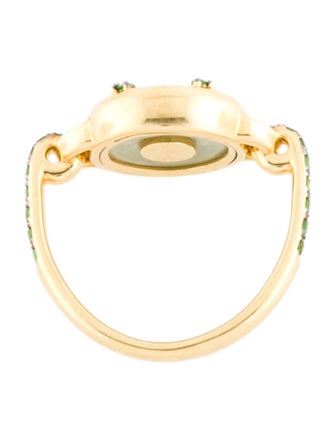Nadine Aysoy 18K Tsavorite, Jadeite, & Diamond Celeste Ring