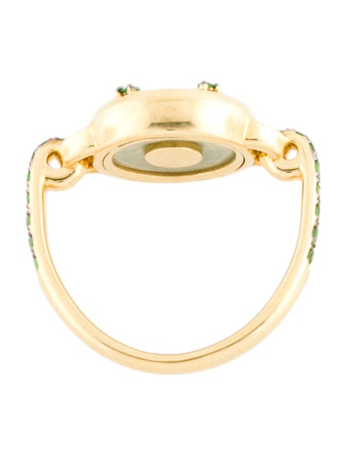 Nadine Aysoy 18K Tsavorite, Jadeite, & Diamond Celeste Ring