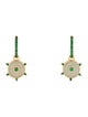 Nadine Aysoy 18K Tsavorite, Jadeite & Diamond Celeste Drop Earrings