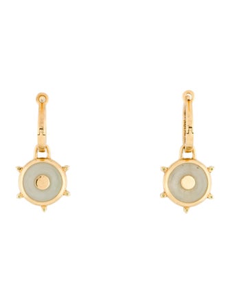 Nadine Aysoy 18K Tsavorite, Jadeite & Diamond Celeste Drop Earrings