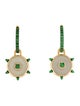 Nadine Aysoy 18K Tsavorite, Jadeite & Diamond Celeste Drop Earrings