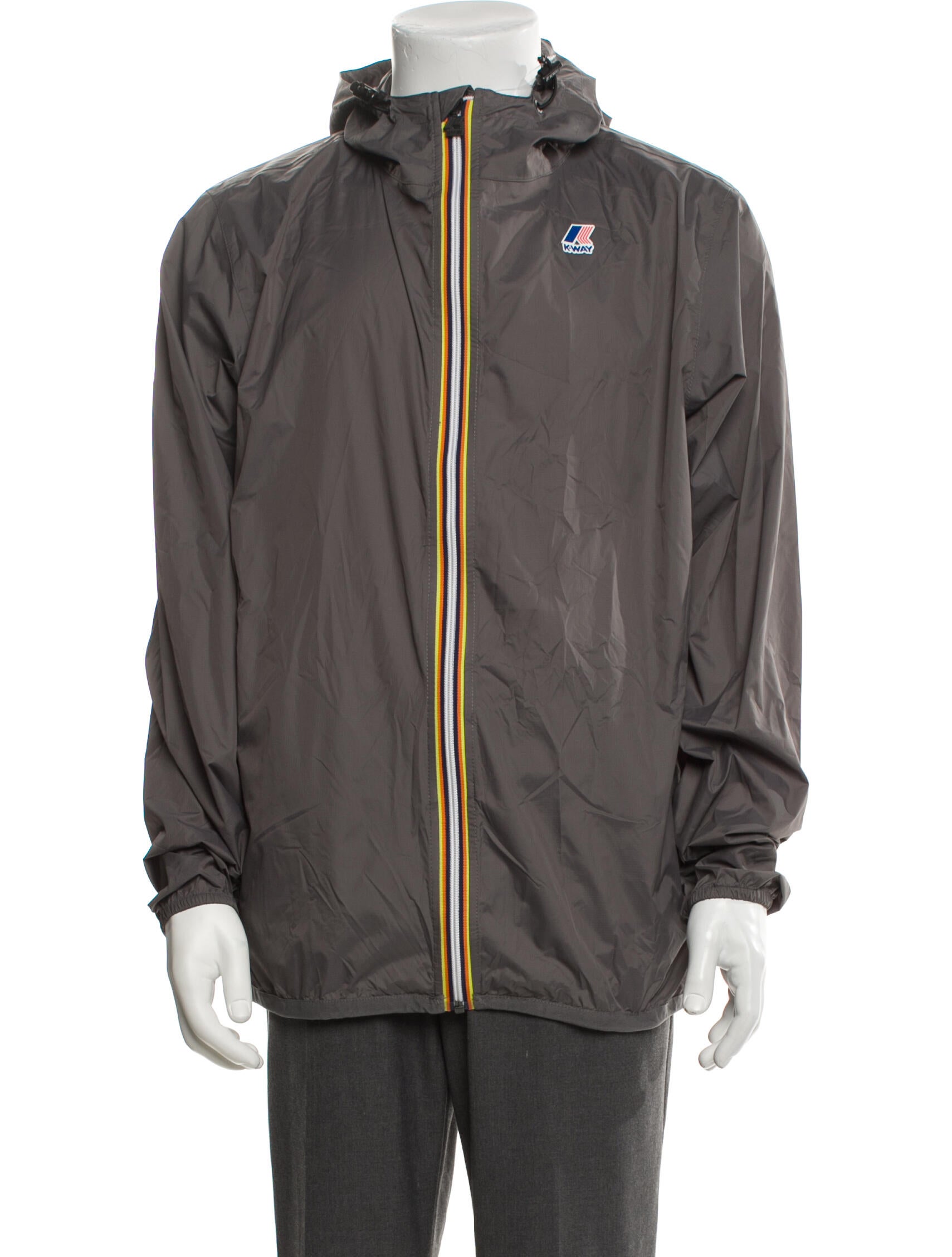 K-Way Striped Windbreaker