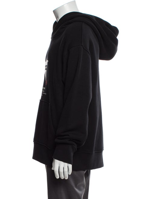 Neil Barrett Graphic Print Crew Neck Hoodie