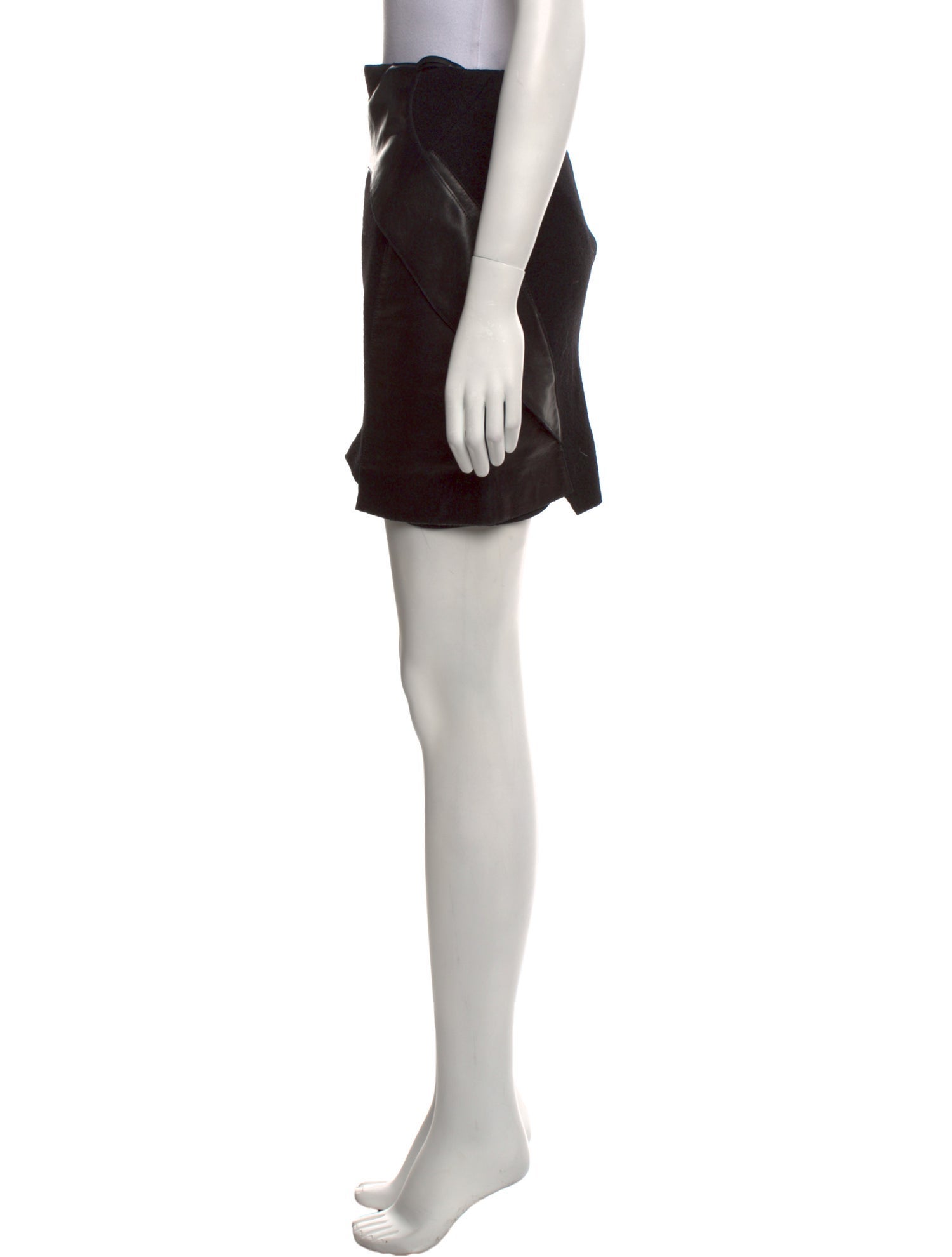 Neil Barrett Wool Mini Skirt