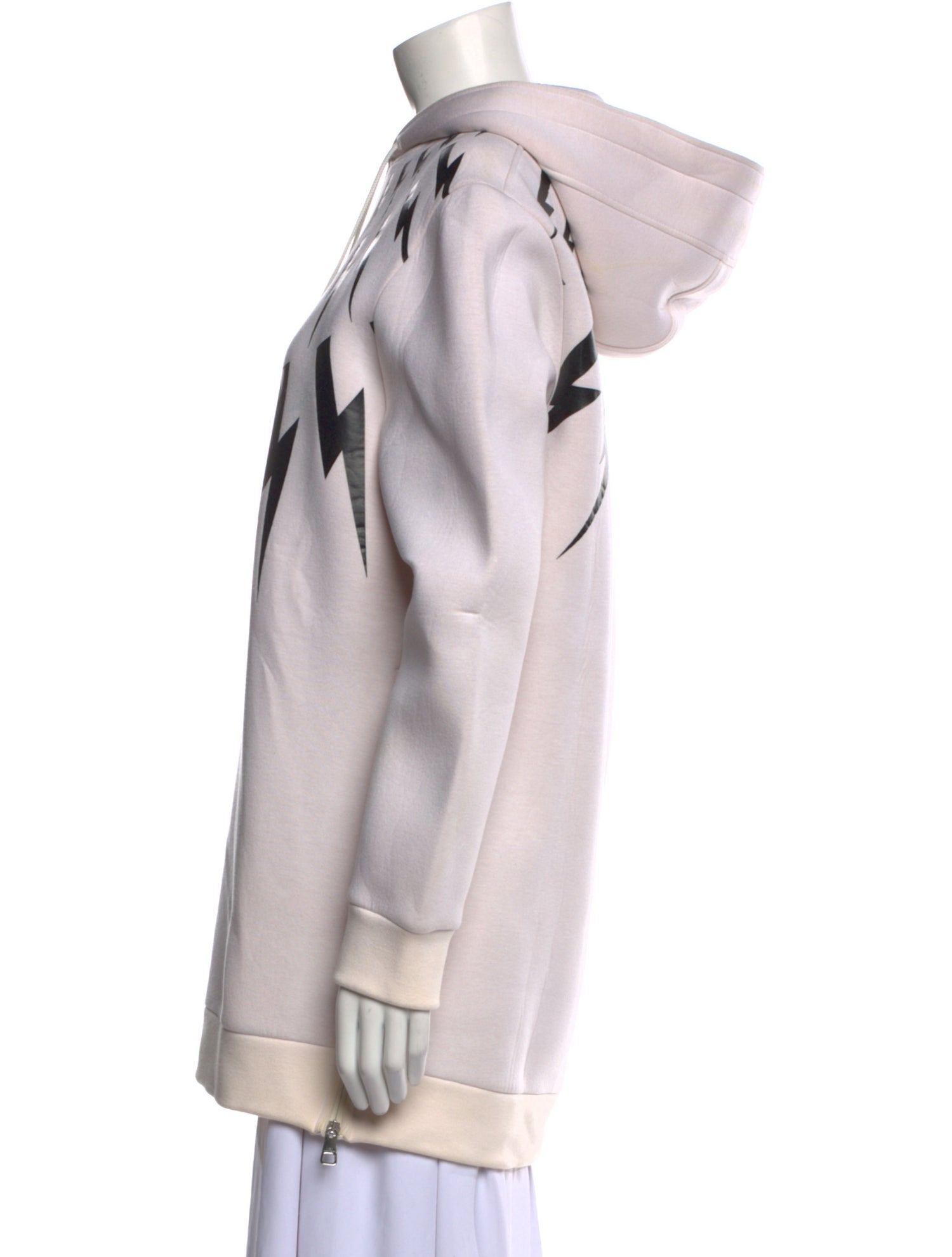 Neil Barrett Graphic Print Mock Neck Sweatshirt