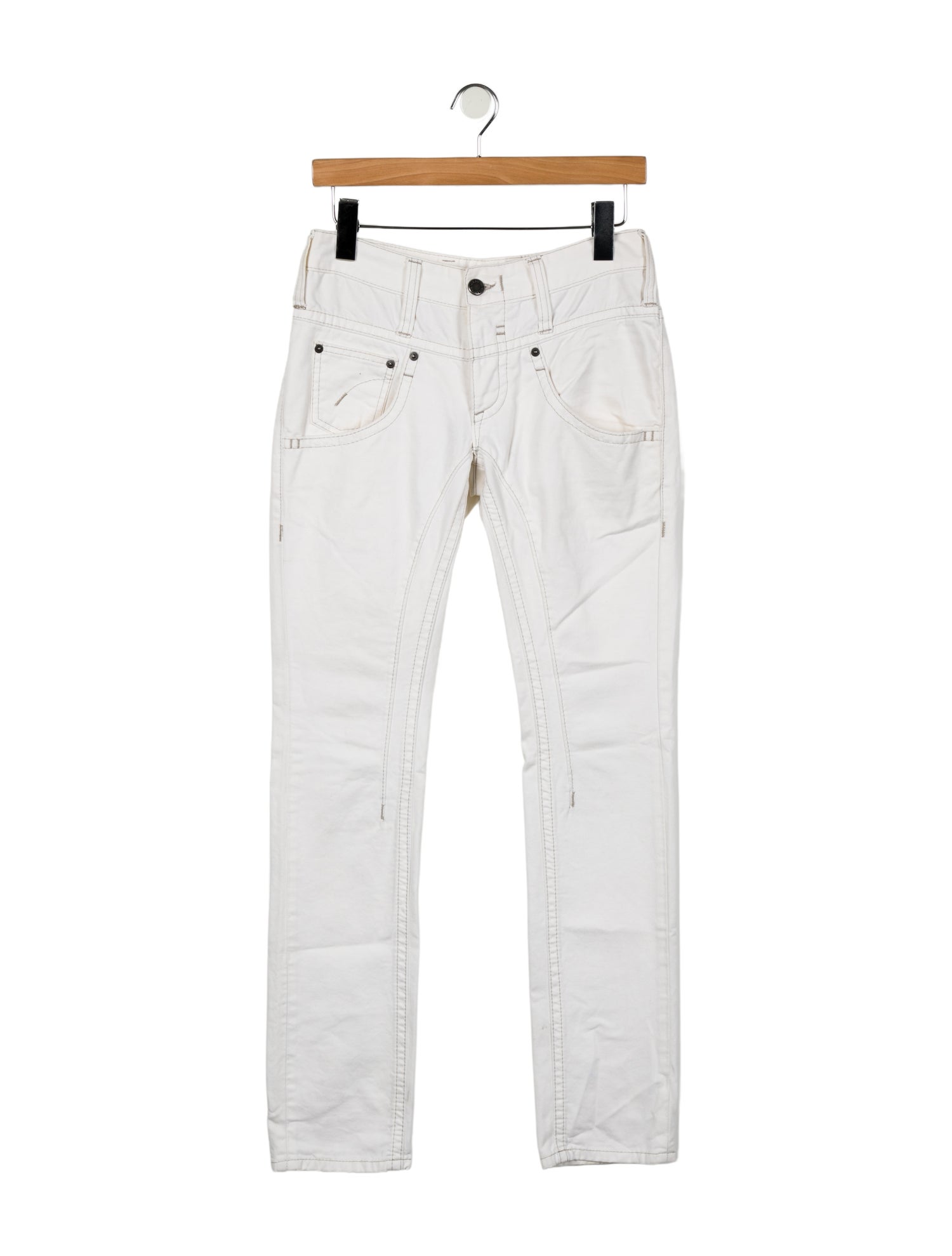 Neil Barrett Low-Rise Skinny Leg Jeans