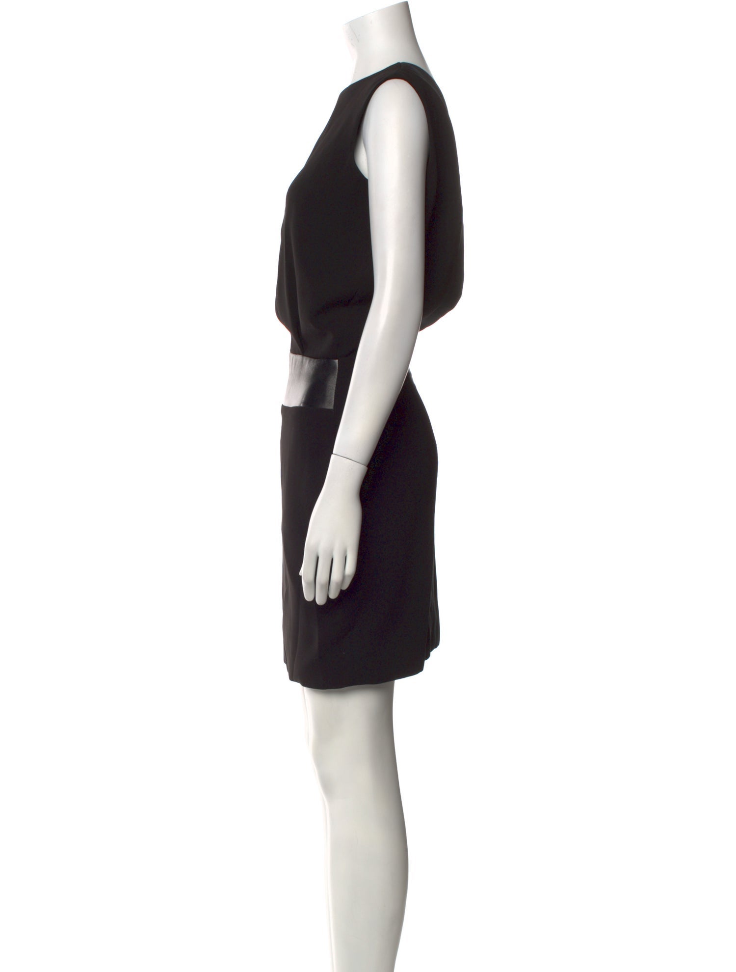 Neil Barrett Crew Neck Mini Dress