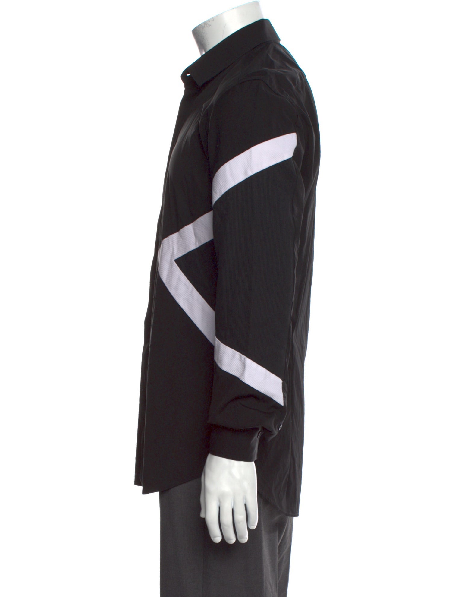 Neil Barrett Striped Long Sleeve Shirt