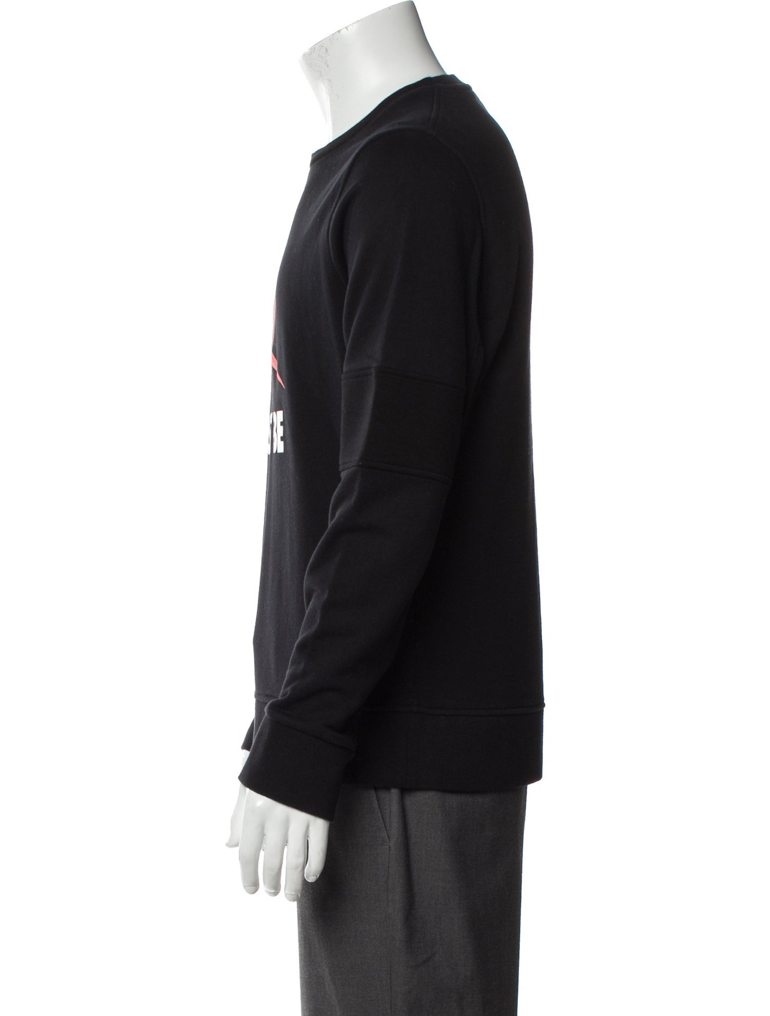 Neil Barrett Graphic Print Crew Neck Sweatshirt