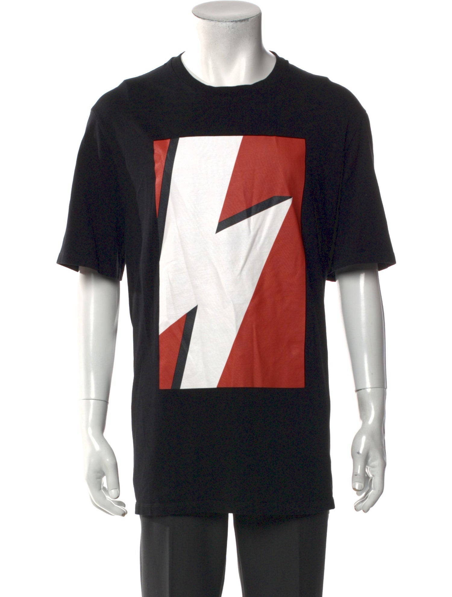 Neil Barrett Graphic Print Crew Neck T-Shirt