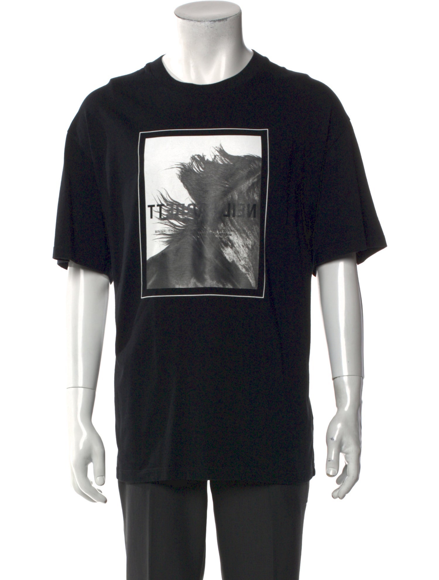 Neil Barrett Graphic Print Crew Neck T-Shirt