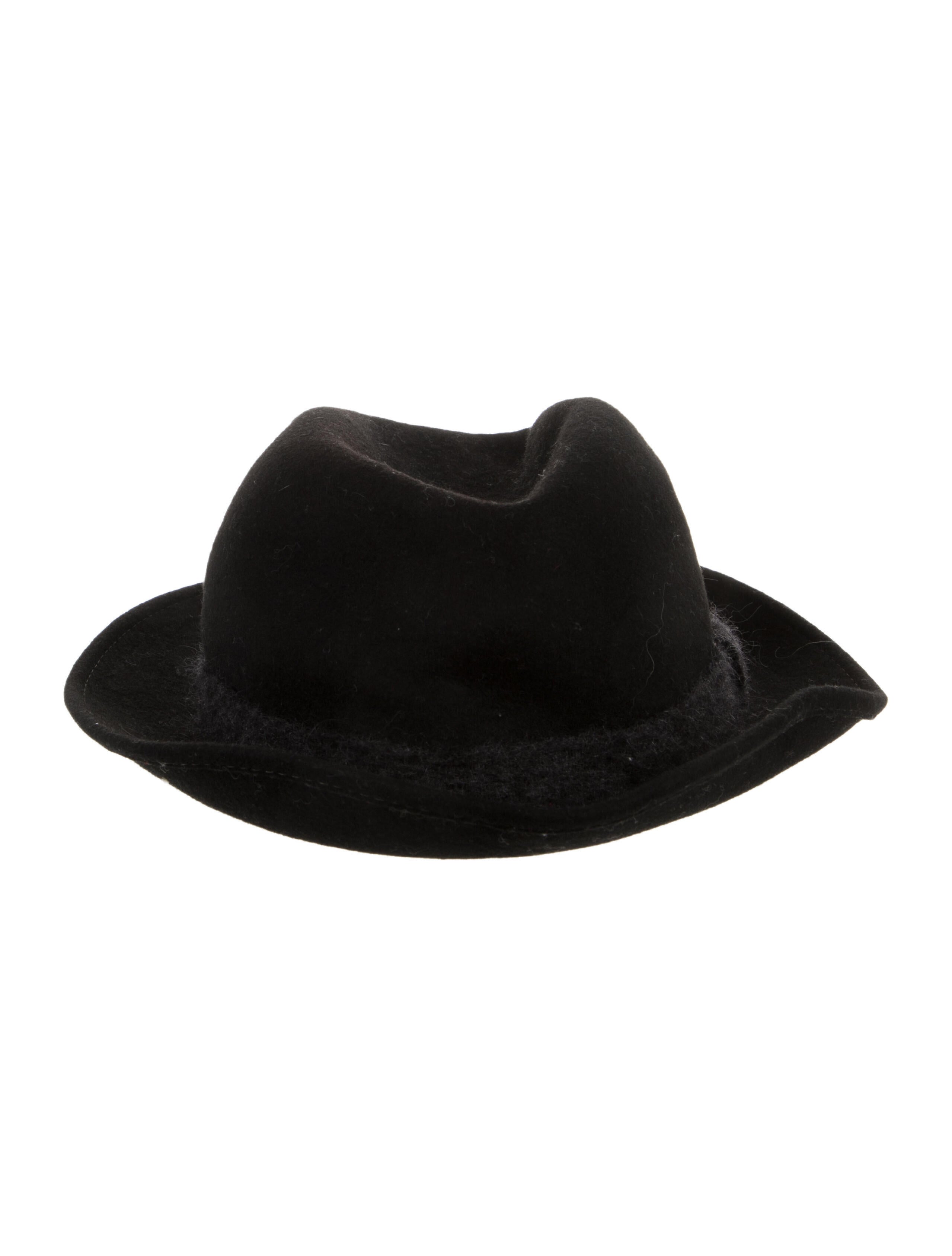 Neil Barrett Merino Wool Fedora Hat