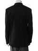 Neil Barrett Wool Leather Trim Embellishment Blazer