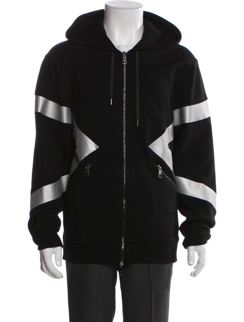 Neil Barrett Colorblock Pattern Bomber Jacket