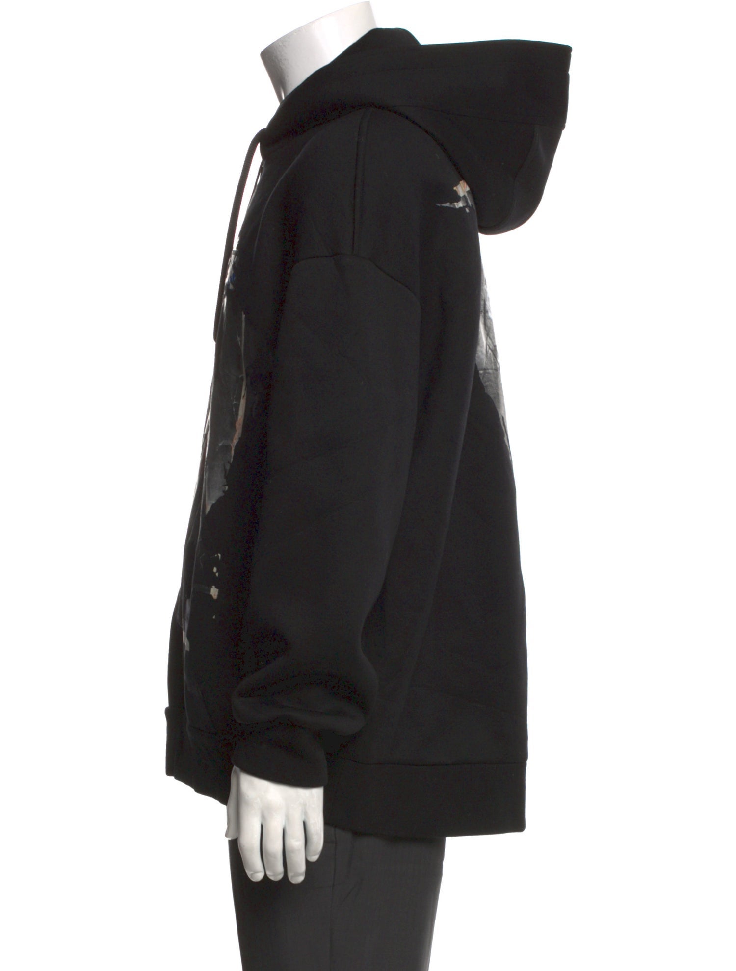 Neil Barrett Graphic Print Crew Neck Hoodie