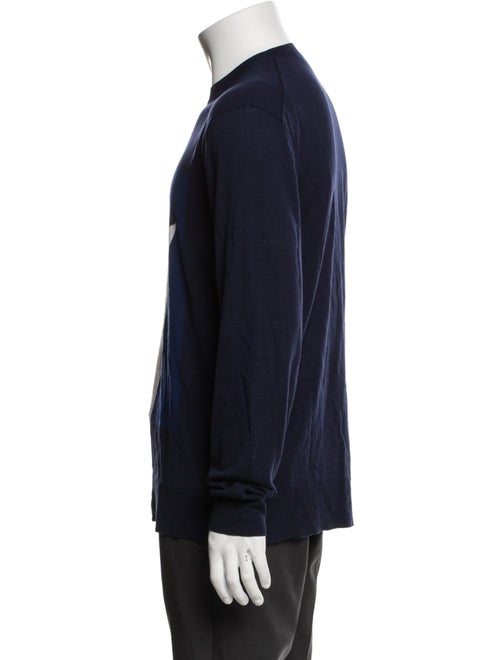 Neil Barrett Merino Wool Graphic Print Pullover