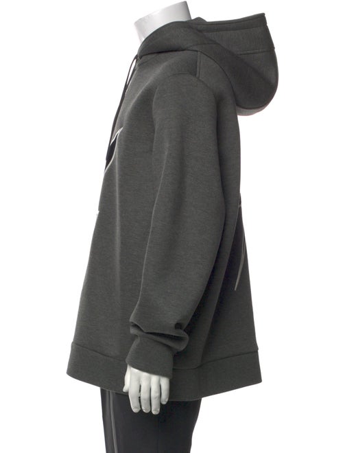 Neil Barrett Graphic Print Crew Neck Hoodie