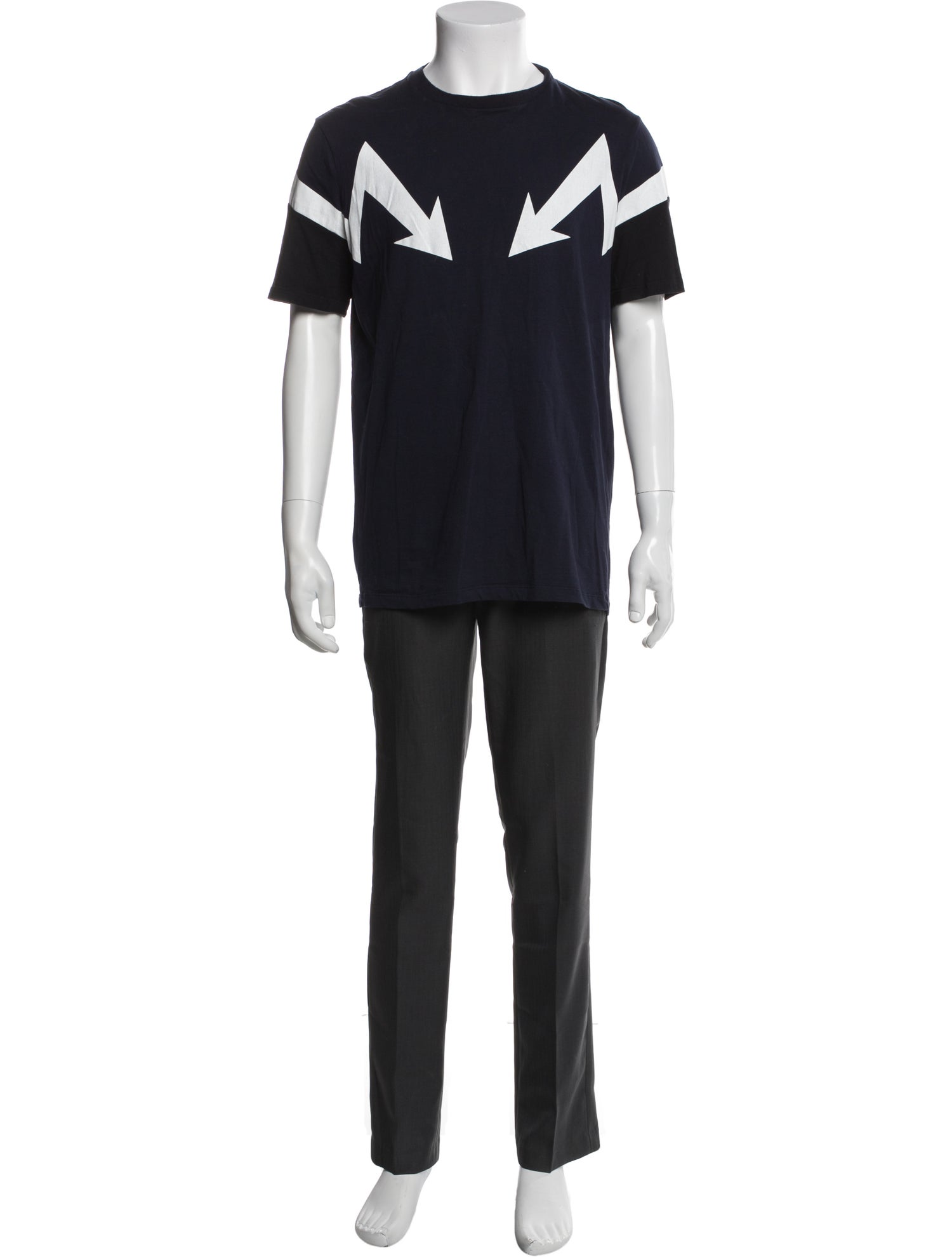 Neil Barrett Graphic Print Crew Neck T-Shirt