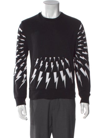 Neil Barrett Printed Crew Neck Pullover