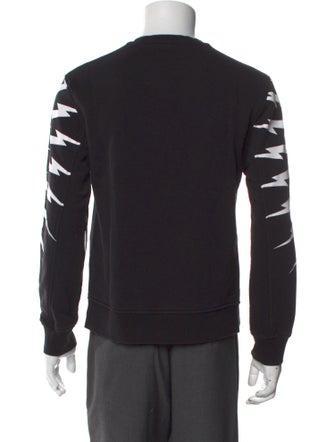 Neil Barrett Printed Crew Neck Pullover