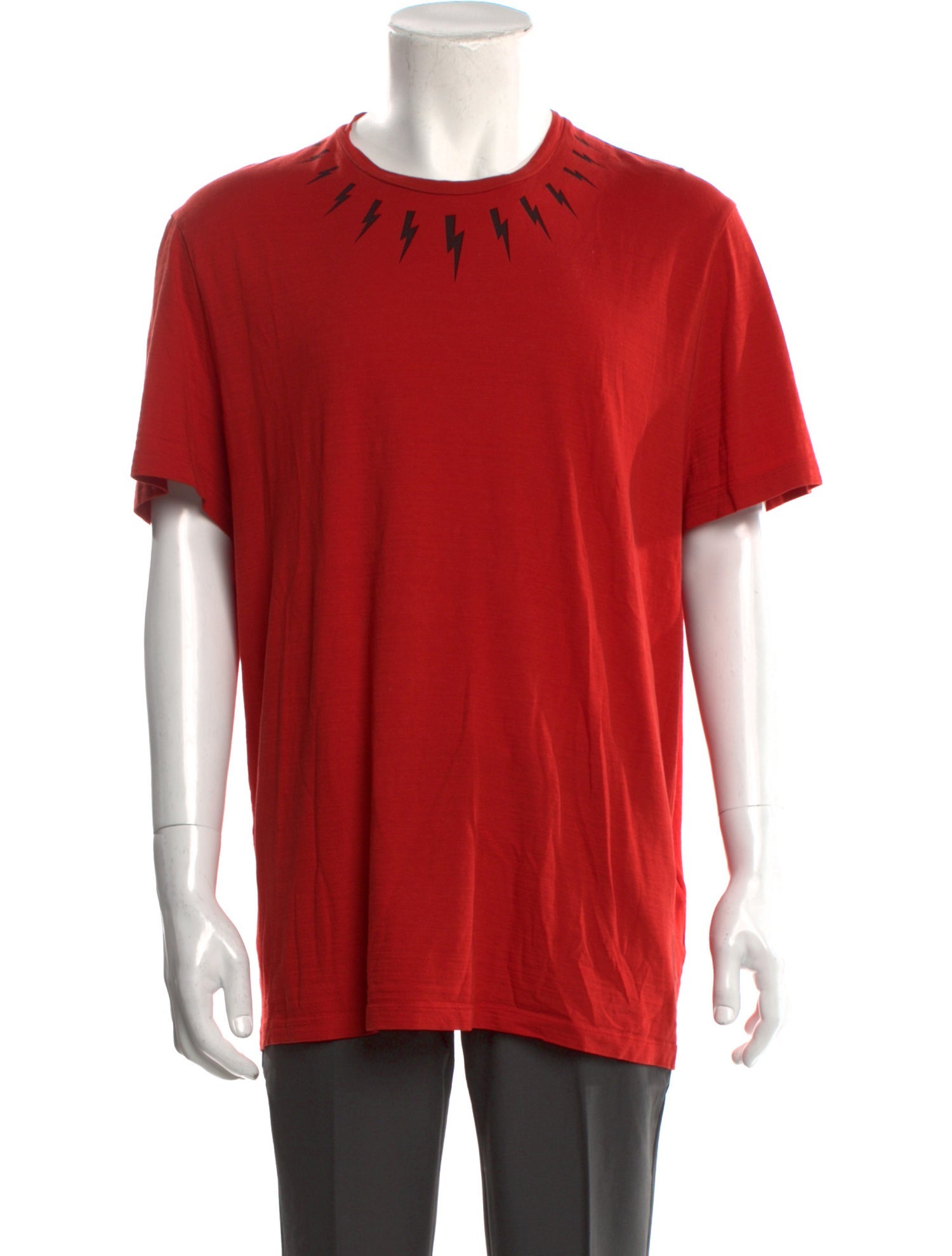 Neil Barrett Graphic Print Crew Neck T-Shirt