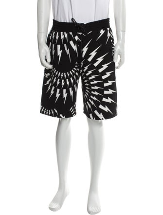 Neil Barrett Printed Jogger Shorts