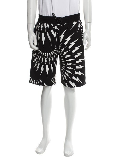Neil Barrett Printed Jogger Shorts