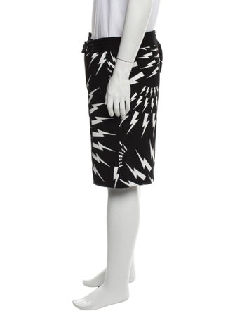 Neil Barrett Printed Jogger Shorts