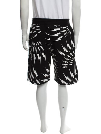 Neil Barrett Printed Jogger Shorts