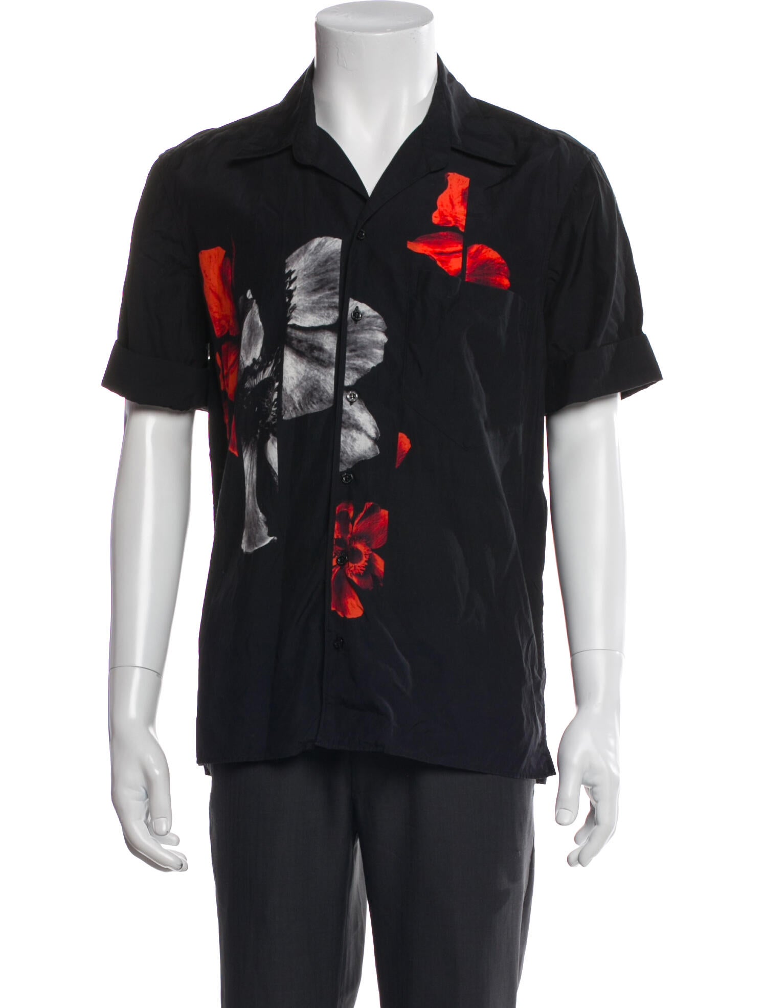 Neil Barrett Graphic Print Short Sleeve Shirt